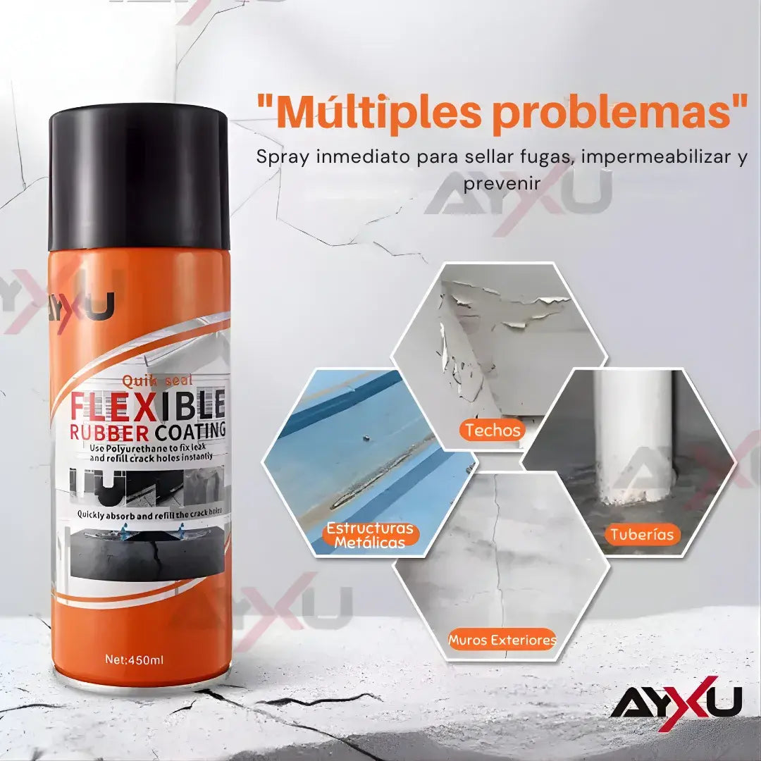 Spray sellador impermeable avanzado + secado rápido + barrera resistente al agua y humedad