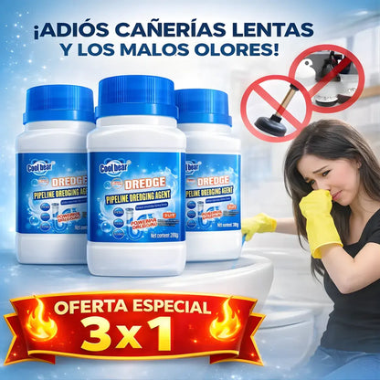 TurboDrain Pro - Destape rápido + Ahorro garantizado - ¡¡Promo 3x1!!