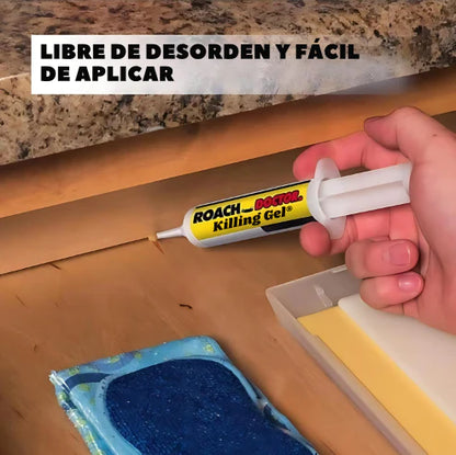 Roach Killing Gel® Profesional – Jeringa de precisión 30g + Fórmula experta
