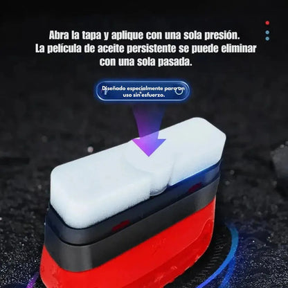Oil Film™ Limpieza premium + Visión nítida + Protección hidrofóbica al instante
