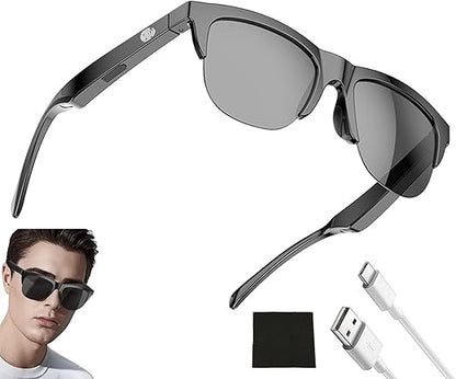 Gafas premium con audio Bluetooth oculto + protección UV