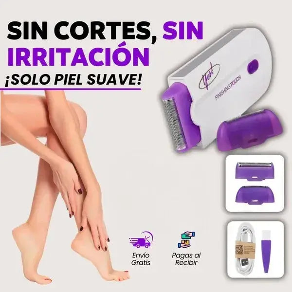 Depiladora profesional sin irritación + recarga USB - – resultado duradero