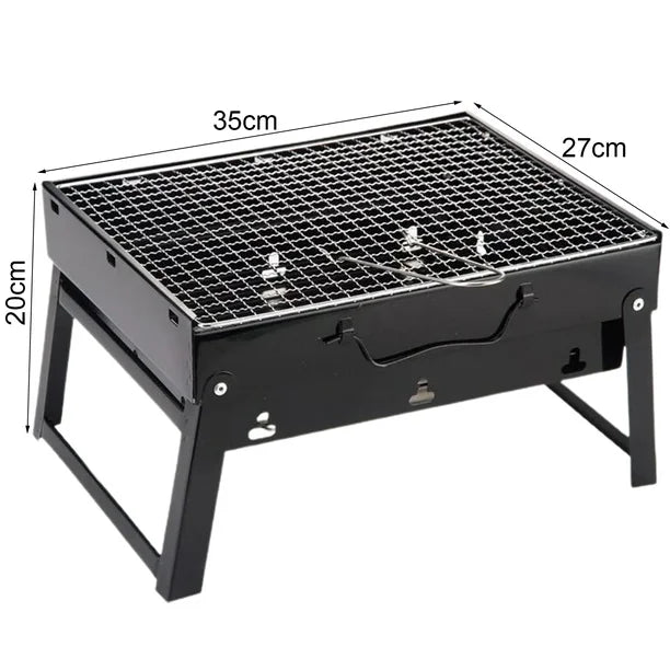 Barbacoa Premium Grilltec® Plegable + Hierro Antióxido + Envío gratis