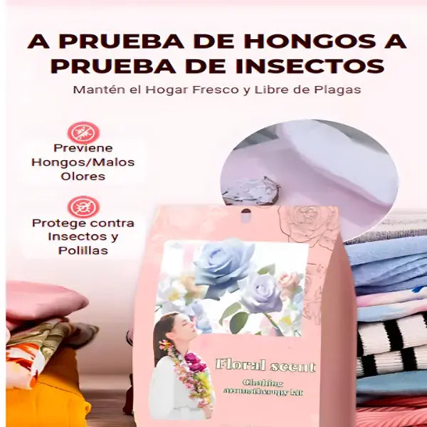 Bolas de alcanfor premium – Frescura floral 3 años + Protección total