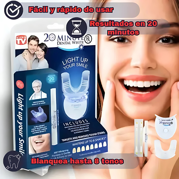 Kit Dental de Alto premium+Blanqueamiento LED+Protección Vitamina E