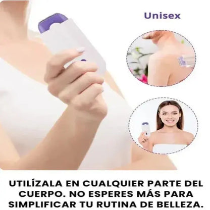 Depiladora profesional sin irritación + recarga USB - – resultado duradero
