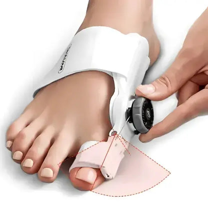 Corrector ortopédico premium para juanetes + bisagra patentada +ajuste ergonómico