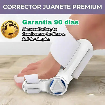 Corrector ortopédico premium para juanetes + bisagra patentada +ajuste ergonómico