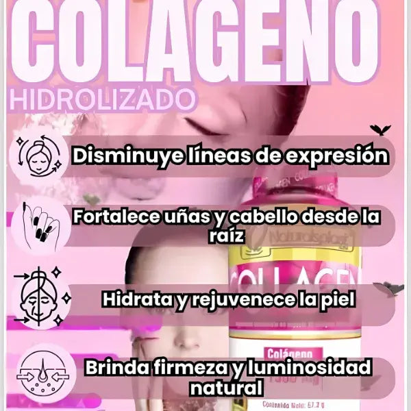 Colágeno Hidrolizado alta calidad – 100 cápsulas anti-edad