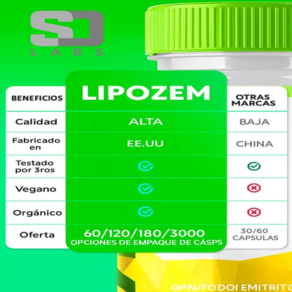 LP-ZEM: Fórmula Detox de Alta Gama+ activación natural del metabolismo