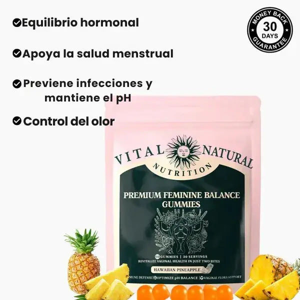 VITAL NATURAL® Original sabor piña- Bienestar íntimo desde la primera semana