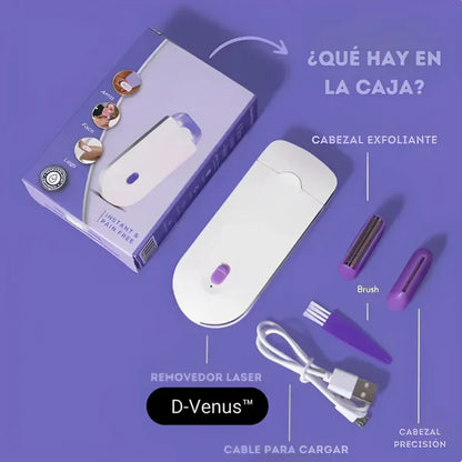 Depiladora profesional sin irritación + recarga USB - – resultado duradero