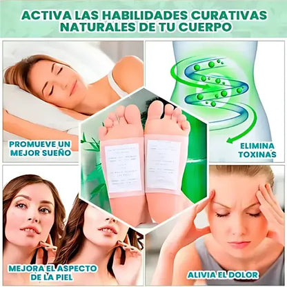 Set de Parches Detox Premium Kinoki- 3x1 con entrega garantizada (30 parches)
