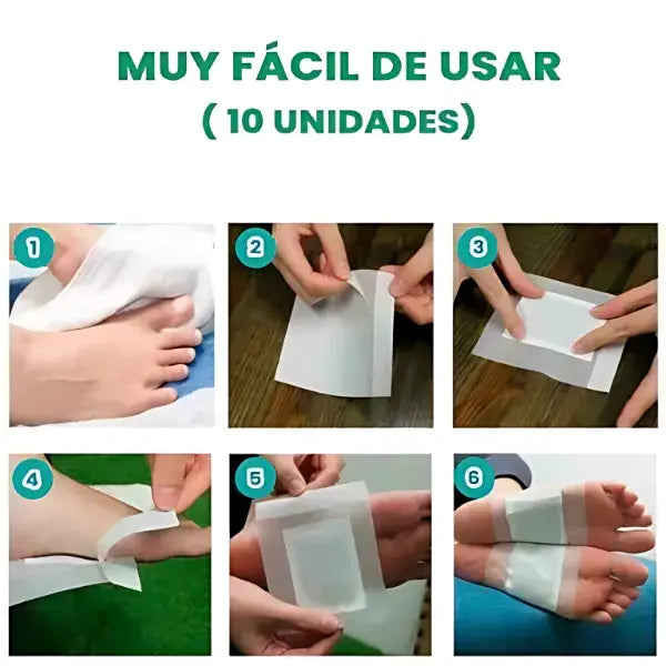 Set de Parches Detox Premium Kinoki- 3x1 con entrega garantizada (30 parches)