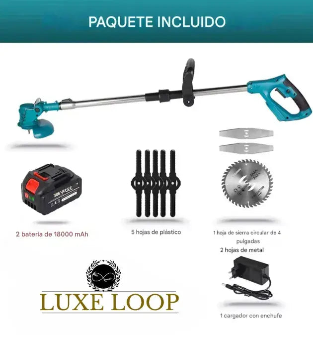 PowerTrim 21V™️ 🌿 Cortadora Inalámbrica Multifuncional + Kit Completo de Accesorios (🔥SUPER OFERTA🔥)