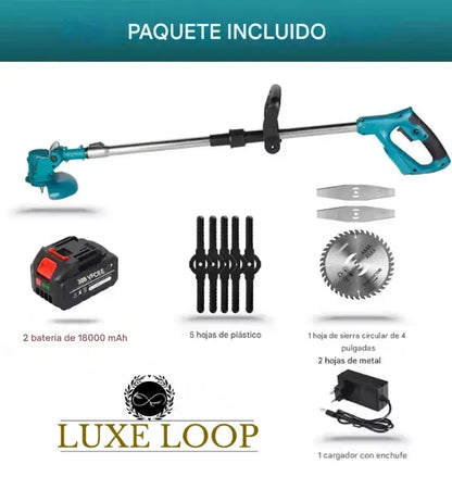 PowerTrim 21V™️ 🌿 Cortadora Inalámbrica Multifuncional + Kit Completo de Accesorios (🔥SUPER OFERTA🔥)