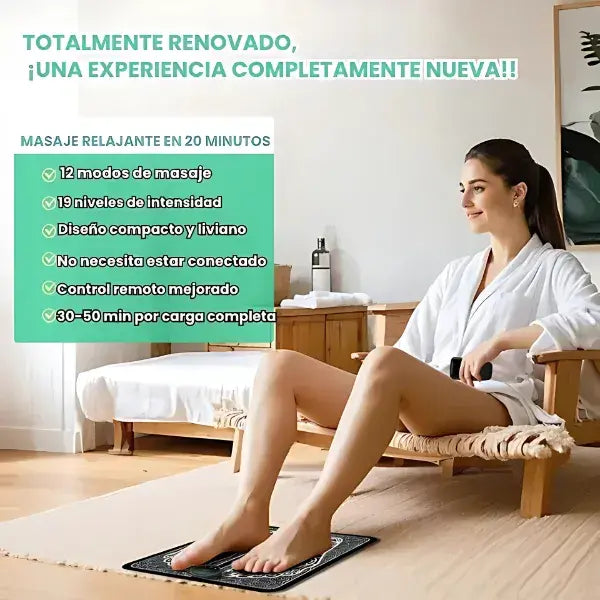 Tapete terapeuta profesional | 8 Modos · Recargable · Plegable