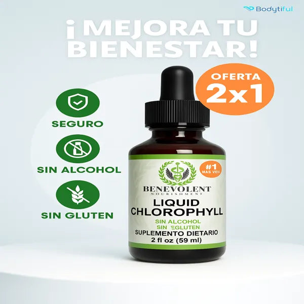 Clorofila Líquida con Moringa | Energía Natural + Belleza desde Dentro en Cada Gota