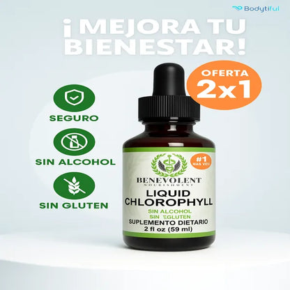 Clorofila Líquida con Moringa | Energía Natural + Belleza desde Dentro en Cada Gota