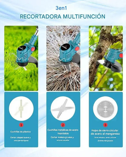 PowerTrim 21V™️ 🌿 Cortadora Inalámbrica Multifuncional + Kit Completo de Accesorios (🔥SUPER OFERTA🔥)